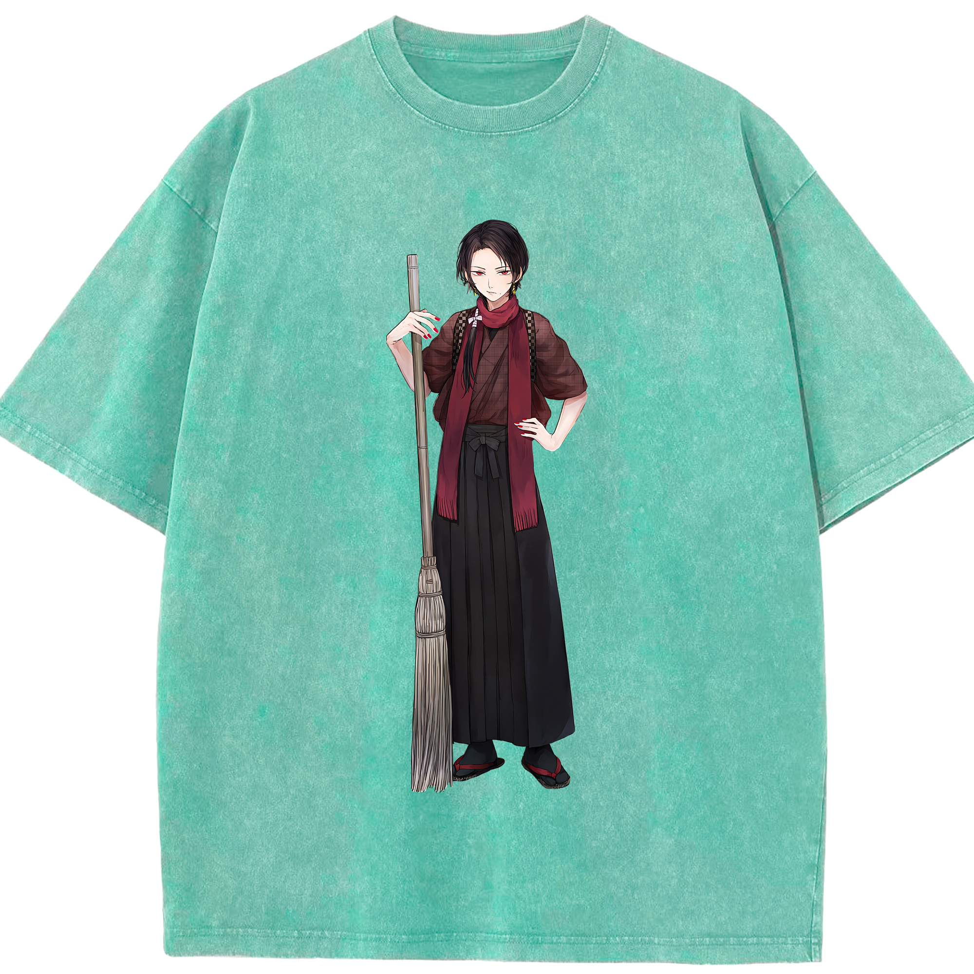 （画像用） 刀剣乱舞 Touken Ranbu 綿100% ヴィンテージ風 半袖Tシャツ（フロントプリント）
